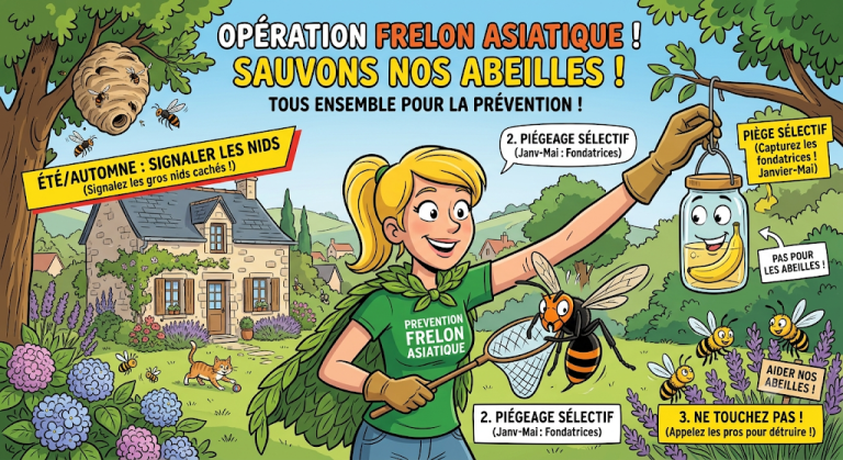 Pièges à frelons asiatiques : c’est le moment !