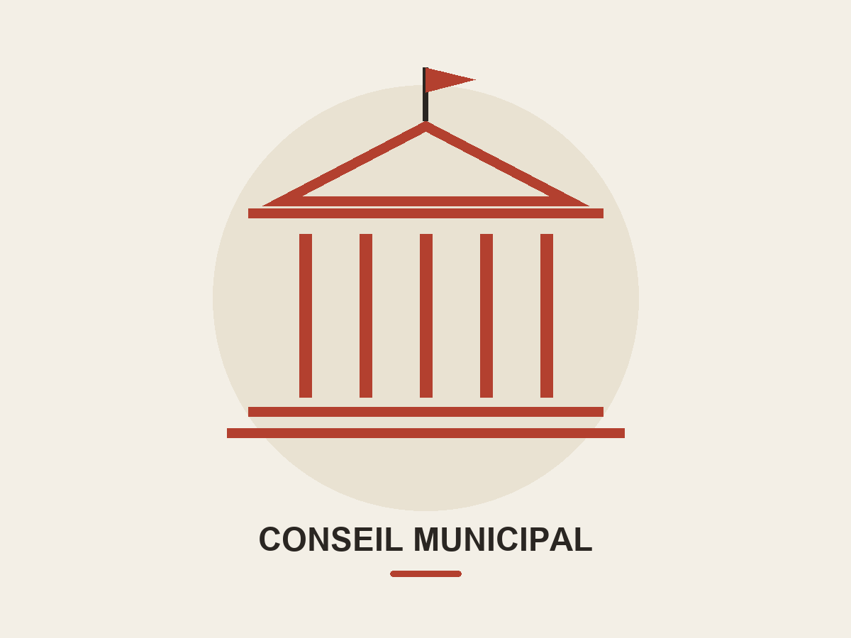 Illustration : façade de mairie, conseil municipal de Rebigue